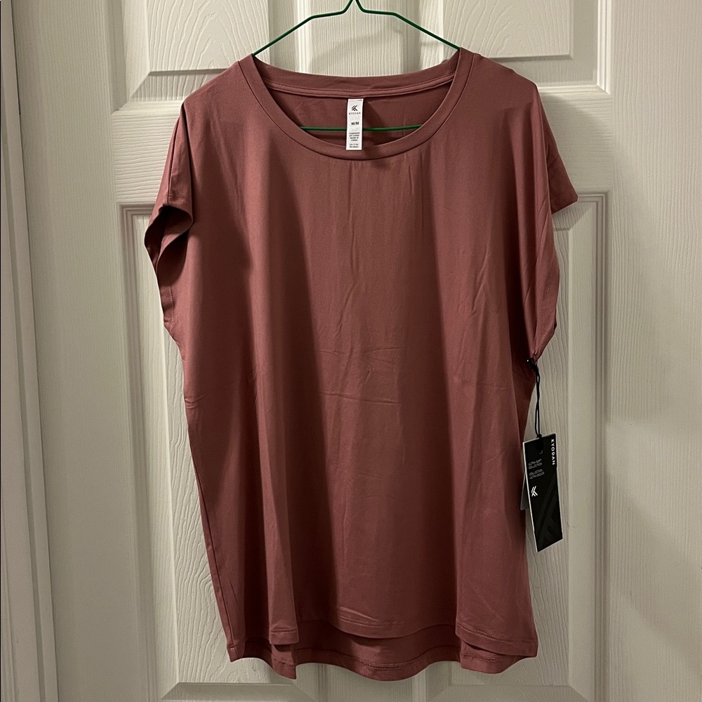 Kyodan Women's Short Sleeve Top in Dusty Rose